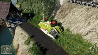 FS19 Tyrolean Alps Timelapse #5 - Poor harvester!