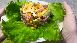 Три быстрых и вкусных салата с кукурузой