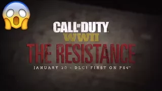 Call of Duty WW2 DLC #1 "The Resistance" Announced Today. (COD WW2 DLC #1)