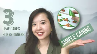 Leaf Canes | Polymer Clay Cane Tutorial for Beginners