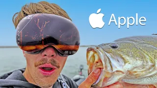 Fishing With The Apple Vision Pro -- The Future Is Here