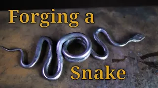 How to Forge a Snake - Forging a Candle Holder