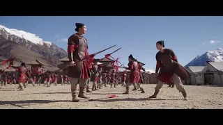 [Full] Mulan training fight scene Mulan vs Honghui