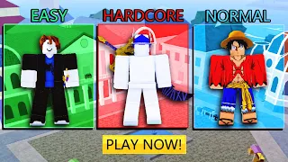 How I Beat Blox Fruits HARDCORE Mode!