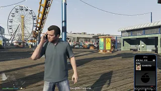 Rickie calls Michael before The Big Score - GTA V