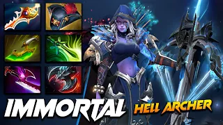 Drow Ranger Immortal Hell Archer - Dota 2 Pro Gameplay [Watch & Learn]