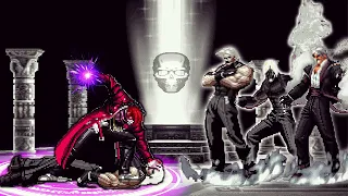 [KOF Mugen] Orochi Iori XIV Vs New Final Rugal Team