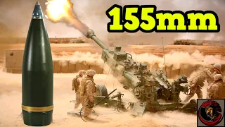 U.S. Marines Practice Skills on M777 155mm Howitzer Artillery