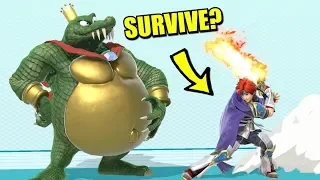 Super Smash Bros. Ultimate - Who Can Survive Roy's Neutral Special?