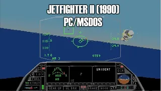 JetFighter II 1990 (PC/DOS) by Velocity Development (Gameplay)