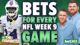 NFL Week 9 Betting Predictions & BETS for EVERY NFL Game! NFL Expert Picks | The Favorites Podcast