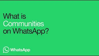 What Is Communities? | WhatsApp