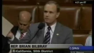 Congressman Brian Bilbray, Floor Speech on Cap and Trade/Climate Bill