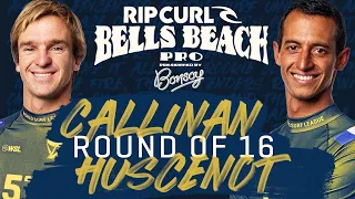 Ryan Callinan vs Maxime Huscenot | Rip Curl Pro Bells Beach - Round of 16 Heat Replay