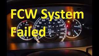 Causes and Fixes Honda FCW System Failed Error Message