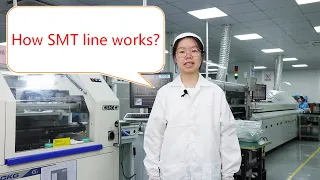 How SMT line works? Watch electronics manufacturing process in our PCB assembly line