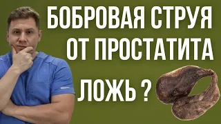 Бобровая струя от простатита. Развод на деньги ?