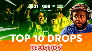 (REACTION) TOP 10 DROPS 😱 Solo | GRAND BEATBOX BATTLE 2021: WORLD LEAGUE |😲🔥🔥
