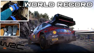 [World Record] Rally Turkey (Rally1) | WRC Generations | T300RS + TH8A |4K60FPS