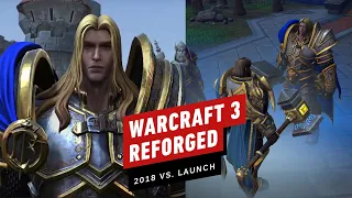 Warcraft 3 Reforged: BlizzCon 2018 vs. Launch 2020 Comparison