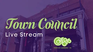 Carrboro Town Council Meeting May 7, 2024