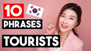 Top 10 Must-Know Korean Phrases for Tourists! | 한국언니 Korean Unnie
