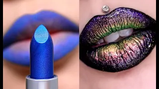 Maquillaje de Labios Ombre Labios Intensos 💄 Lipstick Tutorial 2021 - Amazing Lip Art Ideas