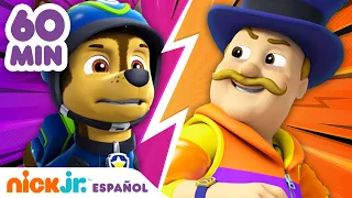 Paw Patrol | Los cachorros de la Patrulla Canina vs. el alcalde Humdinger durante 1 HORA | Nick Jr.