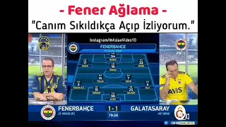 FENERBAHÇE 1 3 GALATASARAY FB TV GOLLER