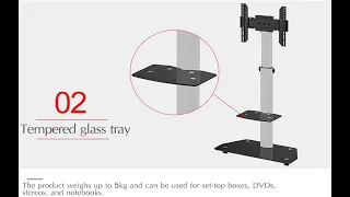 PROLEGEND PL-ST100 TV FLOOR STAND FOR 32INCH TO 70INCH