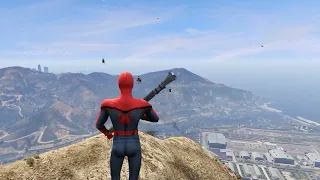 Spiderman and the helicopter2 GTA 5