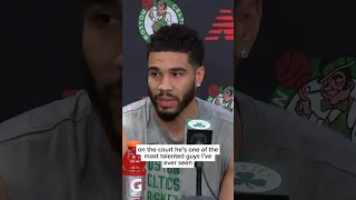 “A lot of great memories” - Jayson Tatum talks Kyrie Irving’s time on the Celtics! 🗣️ | #Shorts