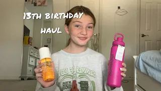 BIRTHDAY HAUL *what I got for my 13th birthday*