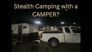 Stealth Camping in a Walmart Parking lot