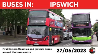 Buses in Ipswich 27/06/2023