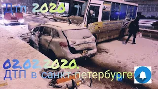 ДТП 2020. АВАРИИ ФЕВРАЛЬ 2020.ДТП КАМЕНКА. АВАРИЯ В САНКТ-ПЕТЕРБУРГЕ 02.02.2020. #7