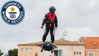 Farthest flight by hoverboard - Guinness World Records