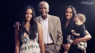 Father's Day: Sidney Poitier with Daughters Sydney Tamiia Poitier and Anika Poitier