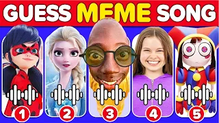 Guess The Meme & Youtuber By Song #1| Lay Lay, King Ferran, Salish Matter, MrBeast, Elsa, Tenge Song