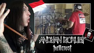 Black Metal Drummer Reacts: | ANDYAN GORUST | Hellcrust - Rimba Khalayak