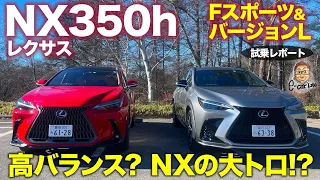 Lexus NX 350h [Test drive report # 2] best model is 350h !? Compared to version L & F sports rides !