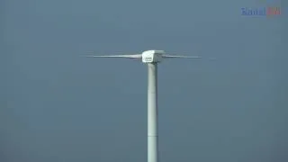 Sprengung einer Windkraftanlage bei Dingelstädt 07.03.2014