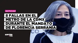 8 Fallas en el Metro de la CDMX durante el mandato de Florencia Serranía