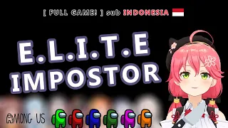 [ Full Game ] Elite Impostor, tapi T e r b u l l y | Among Us POV Sakura Miko | Hololive Sub Indo