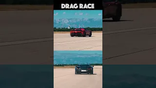 Ferrari SF90 vs Rimac Nevera DRAG RACE. #shorts worldrecord