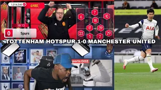 Manchester United fan Mark Goldbridge reaction vs Tottenham fan Expressions reaction to Son 손흥민 goal