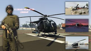 Semua Lokasi Helikopter Di GTA V