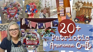 20+ Patriotic ❤️🇺🇸💙 Collection Video 2022 || Primitive Country Americana Rustic Crafts