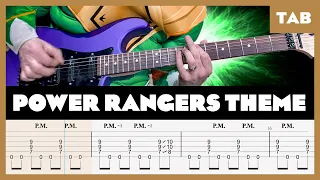 Mighty Morphin Power Rangers TV Theme - Guitar Tab | Lesson | Cover | Tutorial