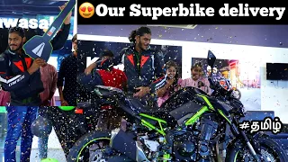 😍Finally !!! our dream super bike delivery🔥| TTF | Ninja | Z900 | kawasaki | tamil |